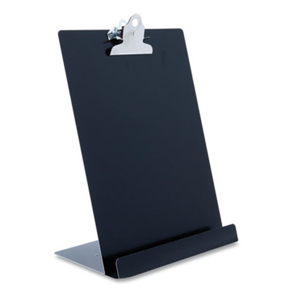Free Standing Clipboard And Tablet Stand, 1" Clip Capacity, Letter Size: Holds 8.5 x 11 Sheets, Black