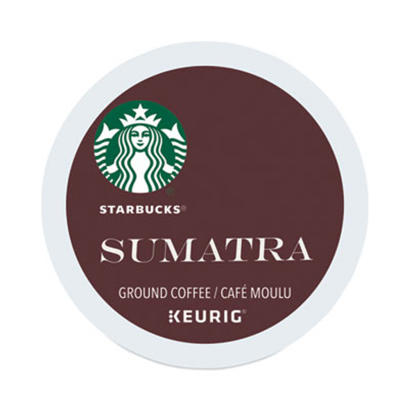 Sumatra Coffee K-Cups, Sumatra, 0.4 Oz K-Cup, 24/Box
