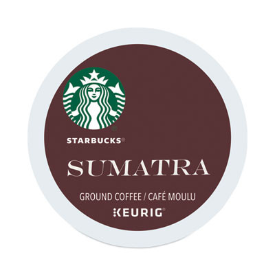 Sumatra Coffee K-Cups, Sumatra, 0.4 Oz K-Cup, 24/Box