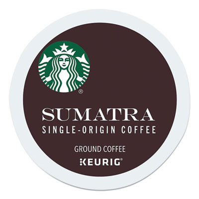 Sumatra Coffee K-Cups, Sumatra, 0.4 Oz K-Cup, 96/Box