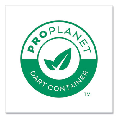Compostable Paper Hot Cups, Proplanet Seal, 8 Oz, White/Green, 1,000/Carton