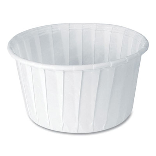 Paper Portion Cups, 5.5 Oz, White, 250/Bag, 20 Bags/Carton