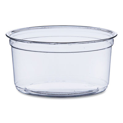 Bare Eco-Forward Rpet Deli Containers, Proplanet Seal, 12 Oz, Clear, Plastic, 50/Pack, 10/Carton