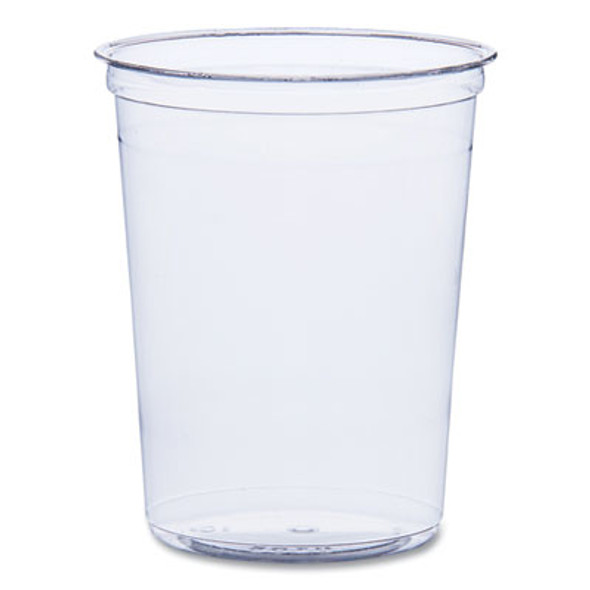 Bare Eco-Forward Rpet Deli Containers, Proplanet Seal, 32 Oz, Clear, Plastic, 50/Pack, 10/Carton