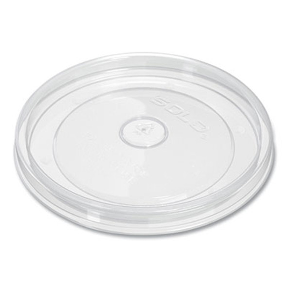 Polypropylene Vented Food Container Lids, Recessed, For 32 Oz Food Containers, Clear, Plastic, 1,000/Carton