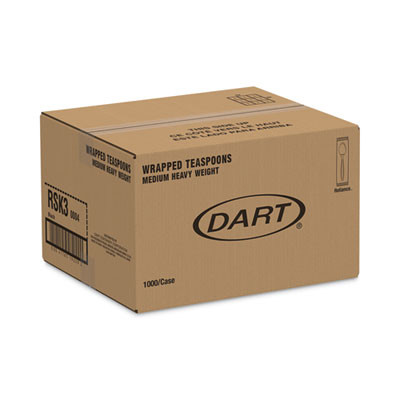 Reliance Mediumweight Cutlery, Spoon, Plastic, Black, 1,000/Carton