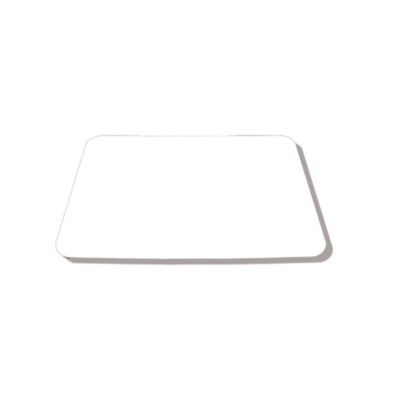 Bakery Bright White Cake Pad, Single Wall Pad, 1/4 Sheet, 10 x 14, Bright White, Paper, 100/Bundle