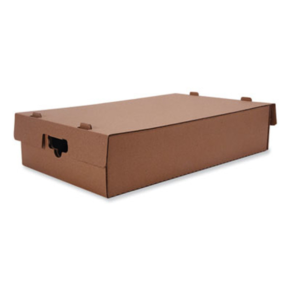 Stackable Catering Tray, 22 x 14.12 x 5.62, White, Paper, 12/Carton
