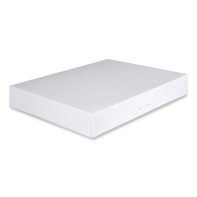 Donut Boxes, 15 x 11.5 x 2.25, White, Paper, 100/Carton