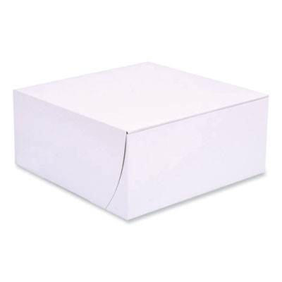 Bakery Boxes, Standard, 9 X 9 X 4, White, Paper, 200/Carton