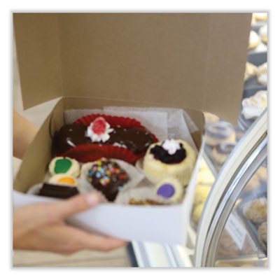 Bakery Boxes, Standard, 12 X 12 X 4, White, Paper, 100/Carton