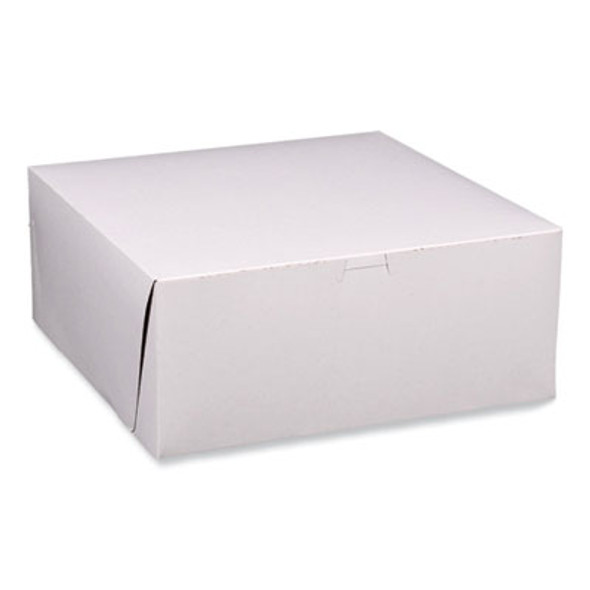 Bakery Boxes, Standard, 14 X 14 X 6, White, Paper, 50/Carton