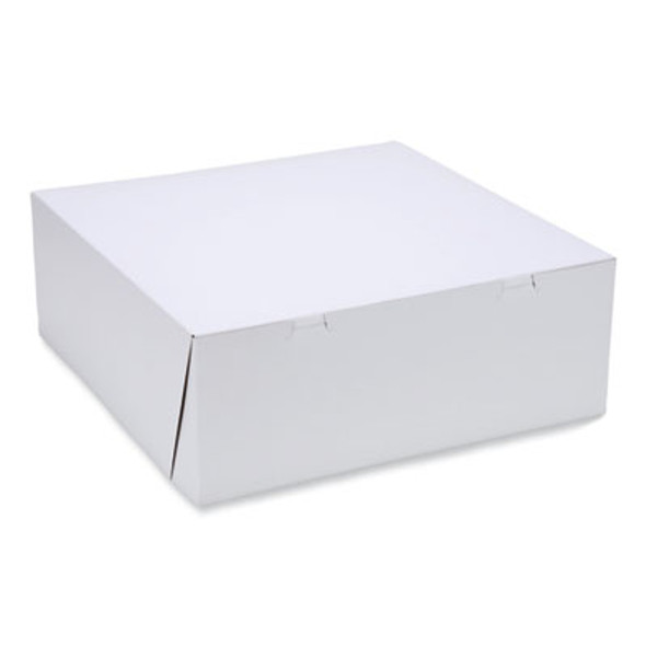 Bakery Boxes, Standard, 16 X 16 X 6, White, Paper, 50/Carton