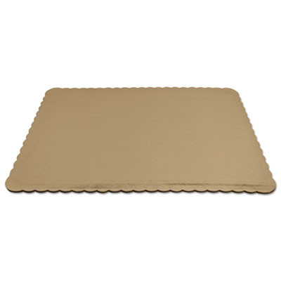 Gold Cake Pads, 1/2 Sheet, 14 x 19, Gold, Paper, 100/Carton