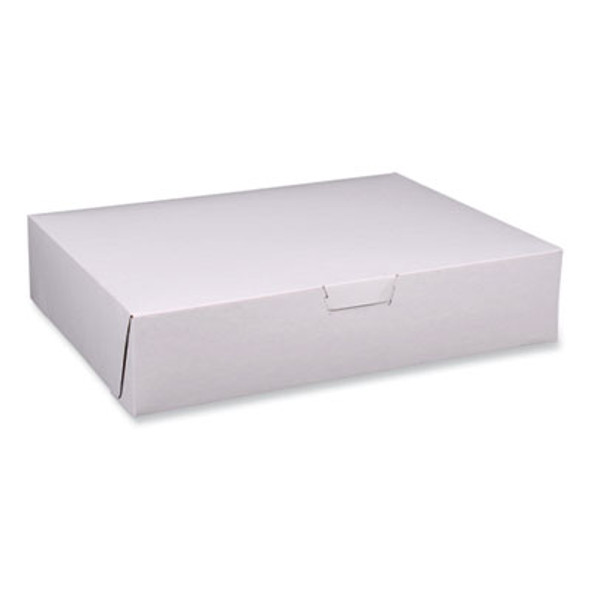 Bakery Boxes, Standard, 19 X 14 X 4, White, Paper, 50/Carton