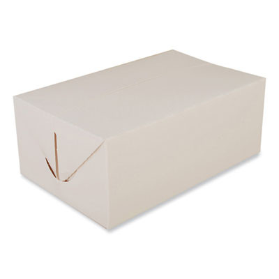 Carryout Boxes, 7" x 4.5" x 2.75", White, Paper, 500/Carton