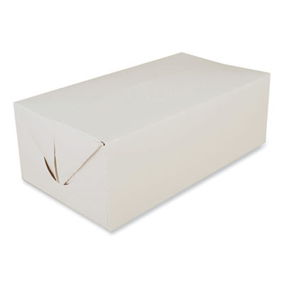 Carryout Boxes, 9 x 5 x 3, White, Paper, 400/Carton