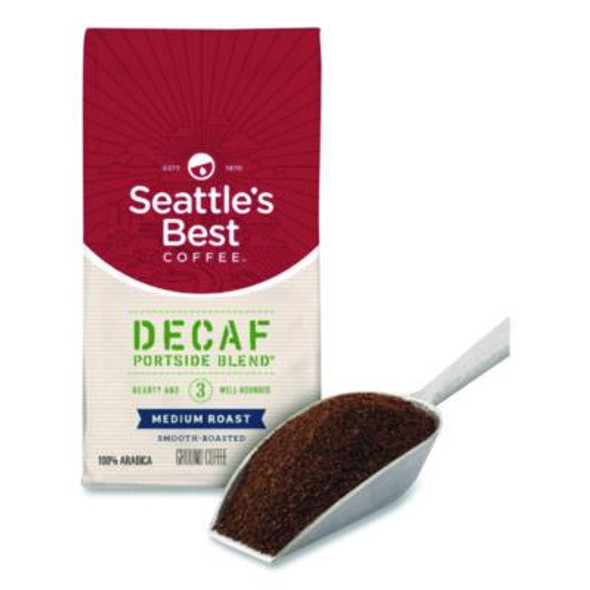 Port Side Blend Whole Bean Coffee, Decaffeinated, 12 Oz Bag