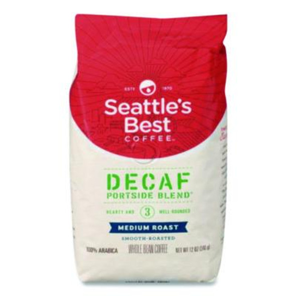 Port Side Blend Whole Bean Coffee, Decaffeinated, 12 Oz Bag
