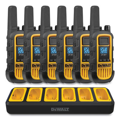 Dxfrs800Bch Frs Two-Way Radios, 6 Radios, 2 W, 22 Channels