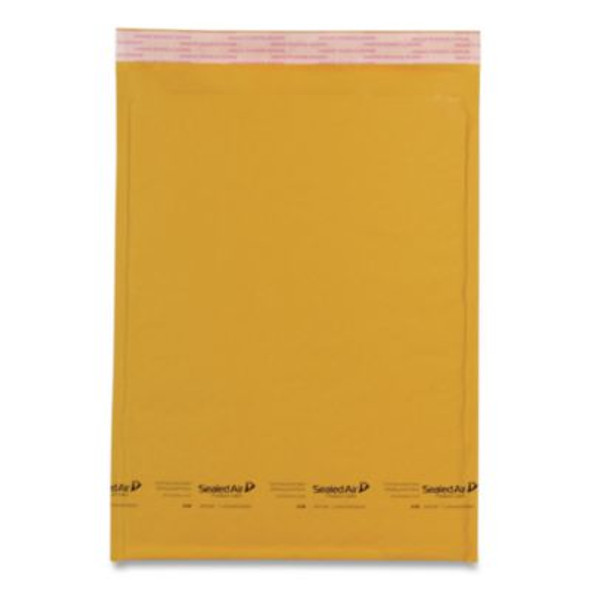 Jiffylite Self-Seal Bubble Mailer, #00, Barrier Bubble Air Cell Cushion, Self-Adhesive Closure, 5 x 10, Brown Kraft, 25/Ct