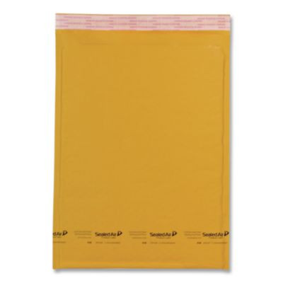 Jiffylite Self-Seal Bubble Mailer, #7, Barrier Bubble Air Cell Cushion, Self-Adhesive Closure, 14.25 x 20, Brown Kraft, 25/Ct