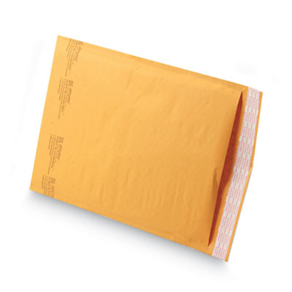 Jiffylite Self-Seal Bubble Mailer, #4, Barrier Bubble Air Cell Cushion, Self-Adhesive Closure, 9.5 x 14.5, Brown Kraft,100/Ct