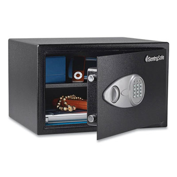 Electronic Lock Safe With Keypad, 1.18 Cu Ft, 16.9 X 14.6 X 10.6, Black