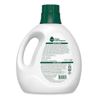 Natural Liquid Laundry Detergent, Fresh Lavender Scent, 135 Oz Bottle, 4/Carton