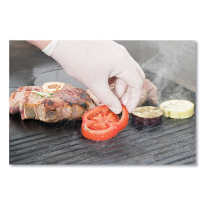 Latex Powdered Gloves, Small, 4 Mil Thick, 9.45" Long, Cream, 100/Box