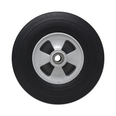 Tilt Truck Wheels, 650 Lb Weight Capacity, 10" Wheel, Black