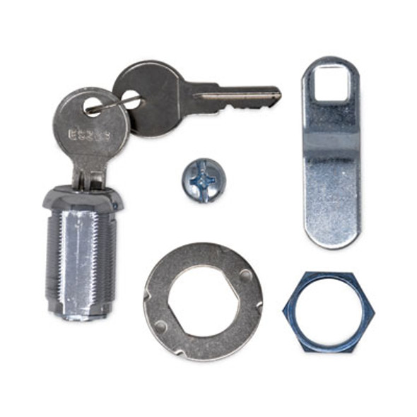 Replacement Lock And Keys For Housekeeping Carts, Silver