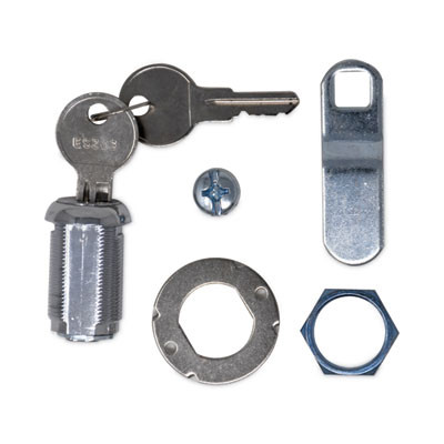 Replacement Lock And Keys For Housekeeping Carts, Silver