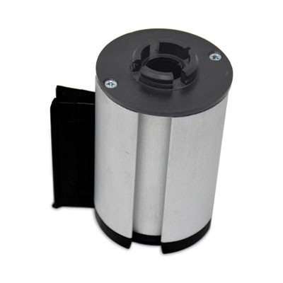 Cone Barricade System Replacement Belt Cassette, 7 Ft, Yellow/Black/Silver