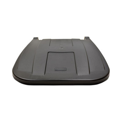50 Gallon Rollout Container Replacement Lid, 24 x 28.5 x 2.5, Black