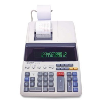 El1197Piii Two-Color Printing Desktop Calculator, Black/Red Print, 4.5 Lines/Sec