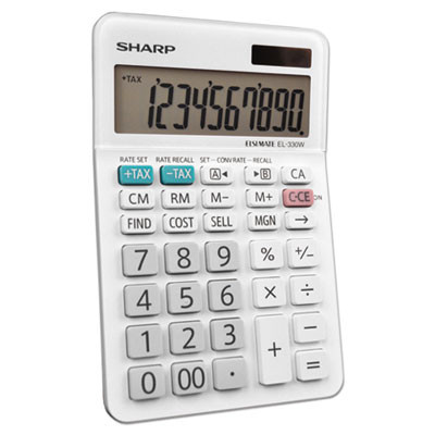 El-330Wb Desktop Calculator, 10-Digit Lcd