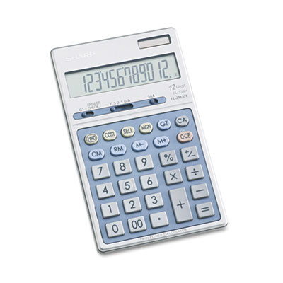 El339Hb Executive Portable Desktop/Handheld Calculator, 12-Digit Lcd