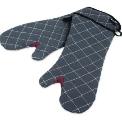Bestguard Oven Mitt, 17", Webguard Plus Fabric, Black, Pair