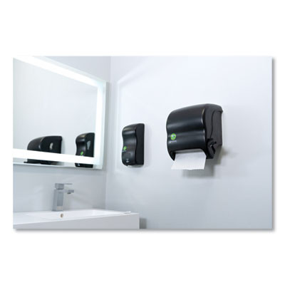 Ecologic Rely Manual Foam Soap And Sanitizer Dispenser, 900 Ml, 5,5 x 4,5 x 9.25, Black