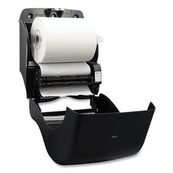 Ecological Automatic Towel Dispenser, 9.1 x 14.4 x 11.8, Black