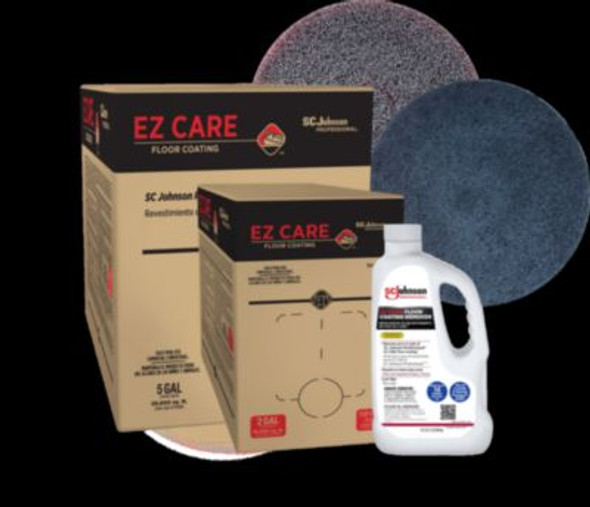 Ez Care Polishing Pad, 20" Diameter, Black/Gray, 2/Carton