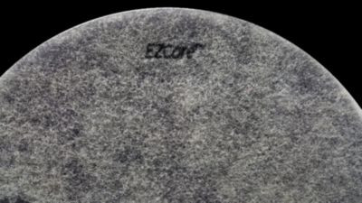 Ez Care Polishing Pad, 20" Diameter, Black/Gray, 2/Carton