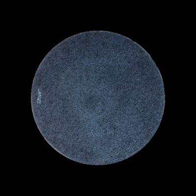 Ez Care Polishing Pad, 27" Diameter, Black/Gray, 2/Carton