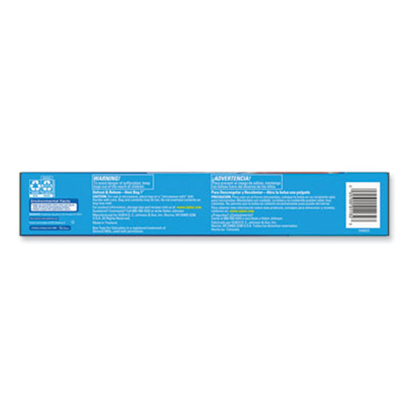 Zipper Freezer Bags, 2 Gal, 13" x 15", Clear, 10/Box
