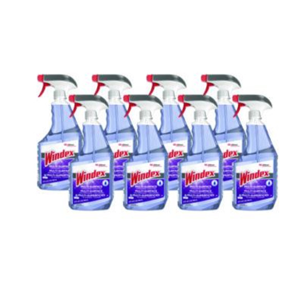 Non-Ammoniated Glass/Multi Surface Cleaner, Fresh Scent, 32 Oz Bottle, 8/Carton