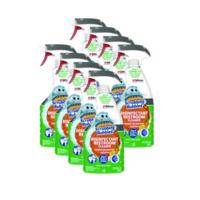Disinfectant Restroom Cleaner, Citrus Scent, 32 Oz Spray Bottle, 8/Carton