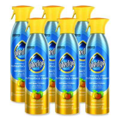 Multi Surface Antibacterial Everyday Cleaner, Citrus Scent, 9.7 Oz Aerosol Spray, 6/Carton