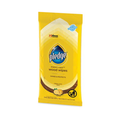 Lemon Scent Wet Wipes, Cloth, 7 X 10, White, 24/Pack