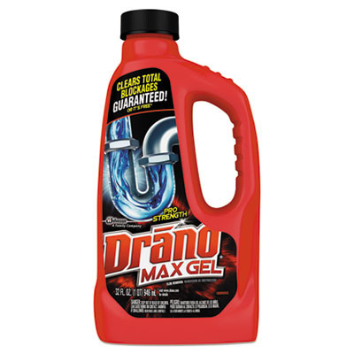 Max Gel Clog Remover, 32 Oz Bottle, 12/Carton
